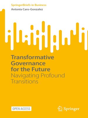 cover image of Transformative Governance for the Future